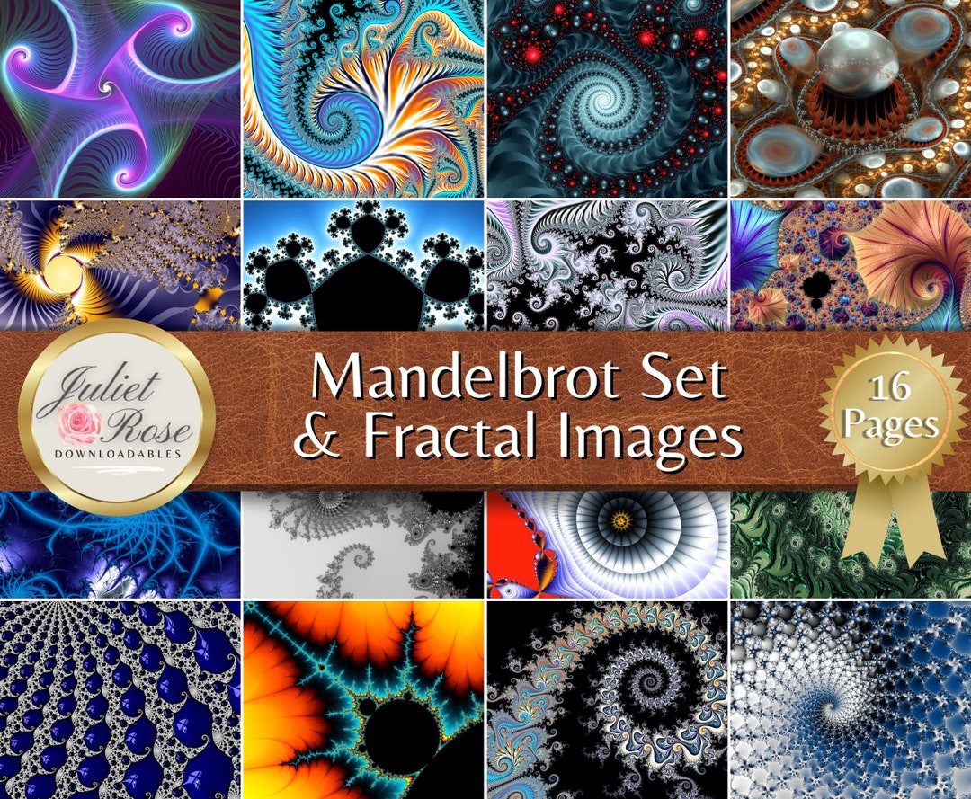 Mandelbrot Set Patterns and Fractal Images Perfect for Art Craft
