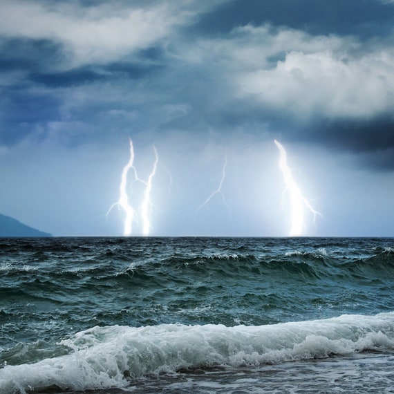 Lightning Storms and Thunder Clouds - Hi Res Digital