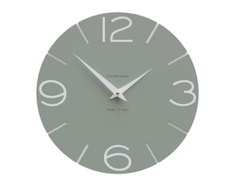 Customizable Wall Clock in 30, 40, or 49 cm - 40 Color Options - Modern and Elegant Design, Perfect for Home, Office, or Gift