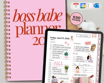 2026 Hyperlinked Digital Planner | 530 PAGES | 2026 Daily, Weekly & Monthly Planner | GoodNotes Planner | iPad Planner | 2026 Calendar