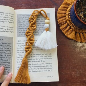 Macrame Bookmark, Gift for Readers, Book Lover Gift, Teacher Bookmark Gift, Gift Idea, Boho Bookmark, Bookmark,