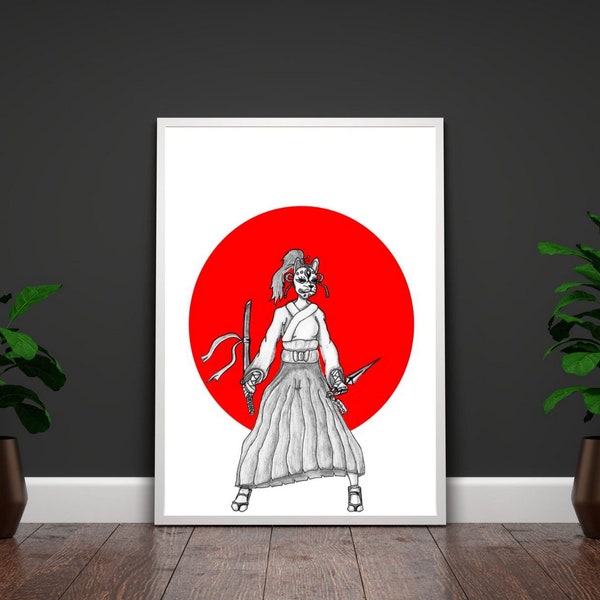 Printable Kitsune Mask Etsy