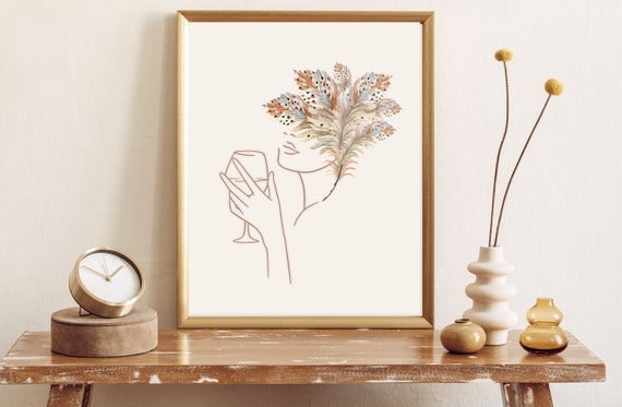 Printable Aesthetic Wall Decor Instant Download Women Etsy