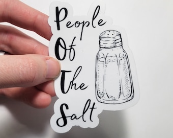 People Of The Salt Vinyl or Paper Sticker Die Cut POTS Syndrome Chronic Illness
