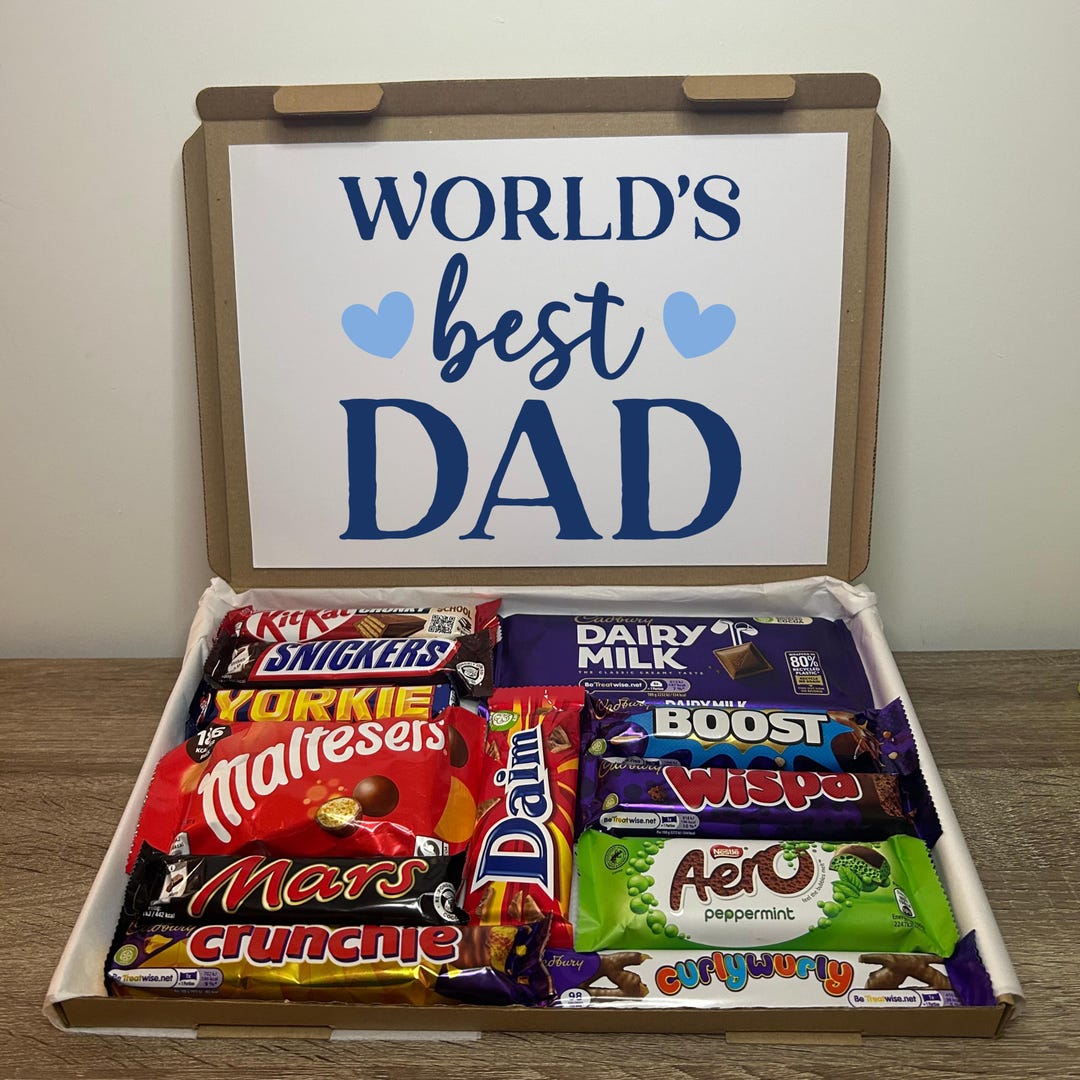 Father’s Day Chocolate Gift Box, Letterbox Friendly Treats for Dad ...