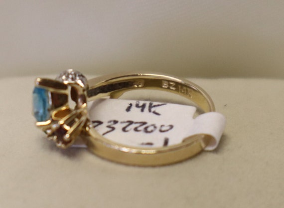 Vintage 14K Mothers ring stamped BZ which is its … - image 3