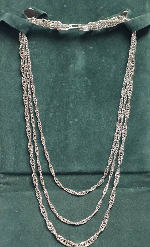Vintage Gatsby Style multi chain Necklace