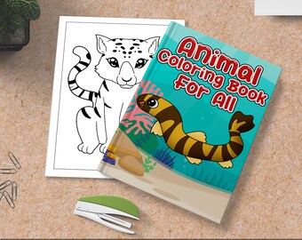 Animals Coloring Book For Animal Lovers