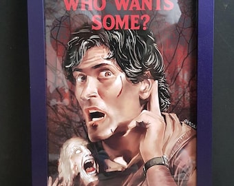 Dead Horror art print framed