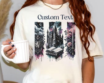 Custom Dark Academia Comfort Colors Shirt: Book Lover Gift