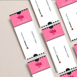 Valentine&#39;s Day Love Coupon Booklet PRINTABLE