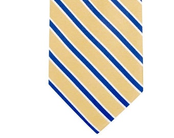 Yellow Stripe Tie - Etsy