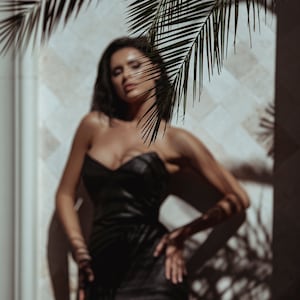 Short black dress, Sexy A-line black dress, Sexy wear, black summer dress, minimal dress handmade dress