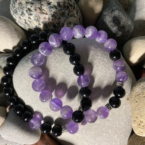 Bracelet en Pierre de Lune blanche - Perles naturelles