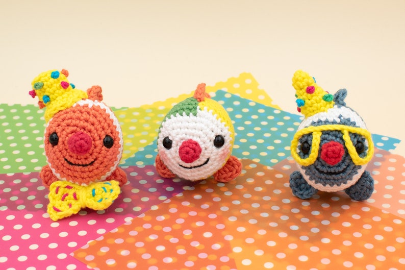 Ensemble de jouets poissons-clowns, modèle amigurumi, ensemble de poissons-clowns au crochet, motif corail au crochet, modèle PDF en anglais États-Unis uniquement image 3