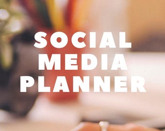 social media planner, digital planner, digital marketing, social media, growth, planner, journal, online planner
