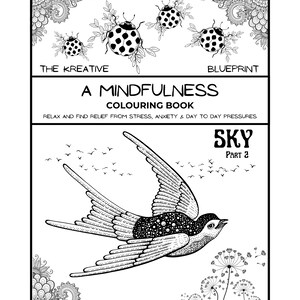 Sky Book 2 - A Mindfulness Colouring Book for Stress and Anxiety Relief:
