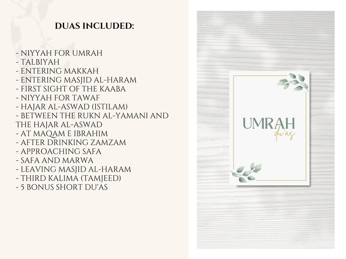 Simple Umrah Guide.pdf Umrah Flashcards Printable, Umrah Guide PDF, Umrah Dua Cards, Umrah ...