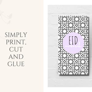 These beautiful Eidi envelopes printable are perfect for giving out Eidi to family members or kids! 5 lovely colors includes. Print as many copies as you like on printer paper or card stock. Simply print, cut and glue.