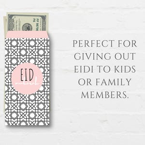 These beautiful Eidi envelopes printable are perfect for giving out Eidi to family members or kids! 5 lovely colors includes. Print as many copies as you like on printer paper or card stock. Simply print, cut and glue.