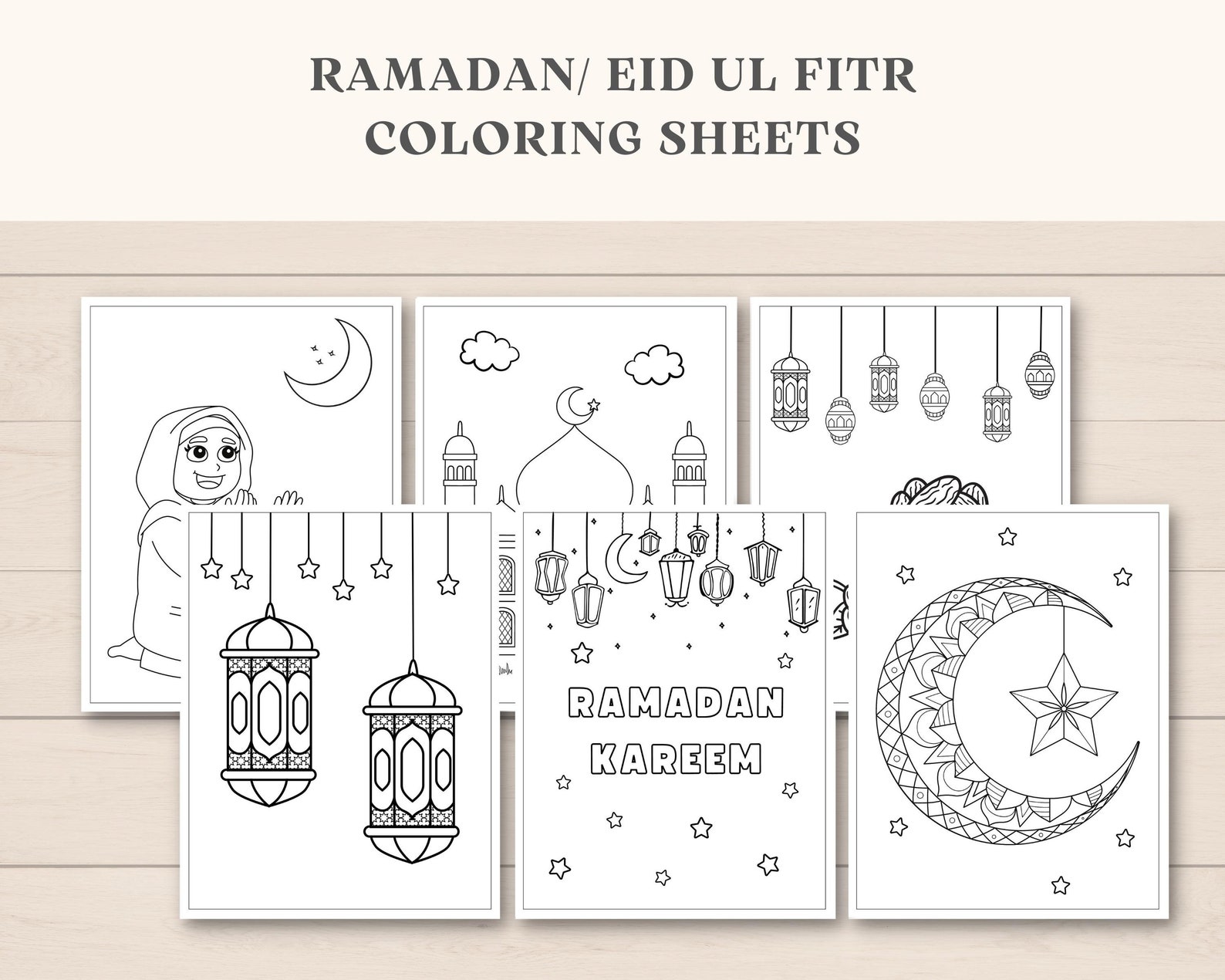 Ramadan Activity Book Printable, Eid Activity Book, Ramadan Printable, Ramadan Activities, Eid ...