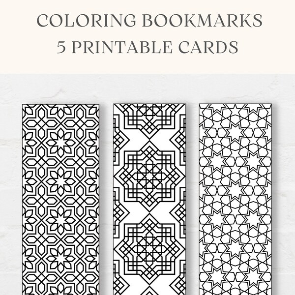 Islamic Bookmarks - Etsy