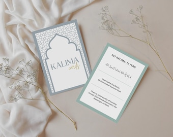 Kalima Flashcards, The Six Kalimas, Kalima of Islam, Kalima Flashcard PDF, Kalimas for Kids, Kalima Book, Printable Kalima, Muslim Education