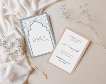 Daily Duas, Dua Cards Printable, Islamic Duas, Dua Book, Prayer Cards, Digital Cards, Duas PDF, Islamic Dua Cards, Everyday duas PDF