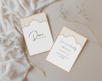 Dua Cards Printable, Daily Duas, Islamic Duas, Dua Book, Prayer Cards, Digital Cards, Duas PDF, Islamic Lifestyle, Everyday duas PDF
