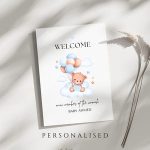 Biglietto di auguri personalizzato per neonato musulmano, neonato musulmano, neonato musulmano, neonato islamico, biglietto di auguri per neonato musulmano, biglietto di auguri per neonato islamico