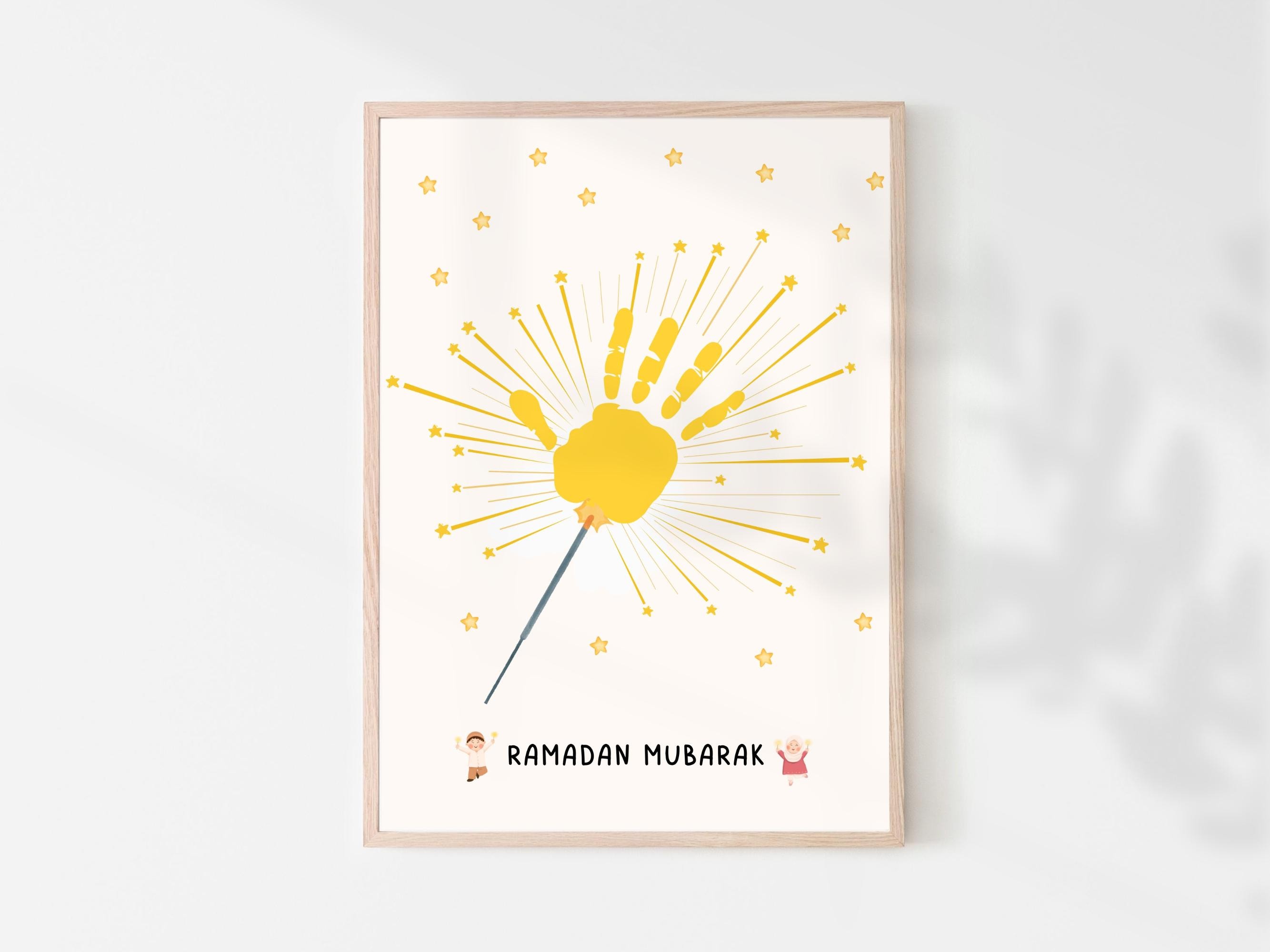 Ramadan Handprint, Ramadan Activity, Ramadan Craft, Ramadan Kids…