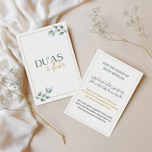 Cartões Dua para impressão, Duas, Dhikr, Duas diárias, Duas islâmicas, Livro Dua, Cartões digitais, Duas PDF, Impressão islâmica, Duas PDF diários