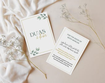 Dua Cards Printable, Duas, Dhikr, Daily Duas, Islamic Duas, Dua Book, Digital Cards, Duas PDF, Islamic Printable, Everyday Duas PDF