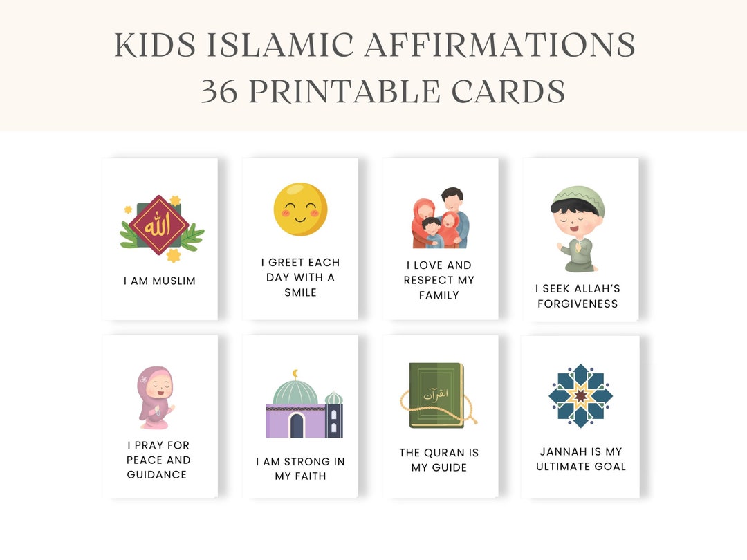 Islamic Affirmation Stickers - Great Little Muslim Co.