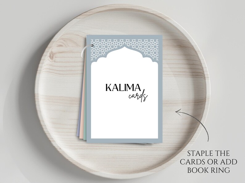 Kali Ma.pdf Kalima Flashcards, Six Kalimas of Islam, Muslim Education (PDF) - Etsy