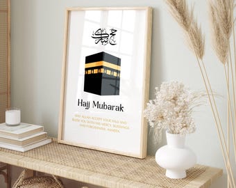 Hajj Mubarak PDF, Printable Hajj Gift, Gifts for Hajj, Hajj Mubarak, Hajj Print, Hajj Poster, Hajj Gift Print, Hajj Souvenir, Hajj Mabrook