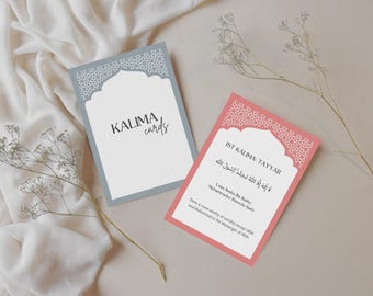Kalima Flashcards, Six Kalimas of Islam, Muslim Education (PDF)