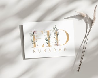 Eid Card Printable, Eid Card PDF, Eid Greeting Card, Happy Eid Card, Printable Eid Card, DIY Eid Card, Eid Al Fitr Card, Eid Al Adha Card