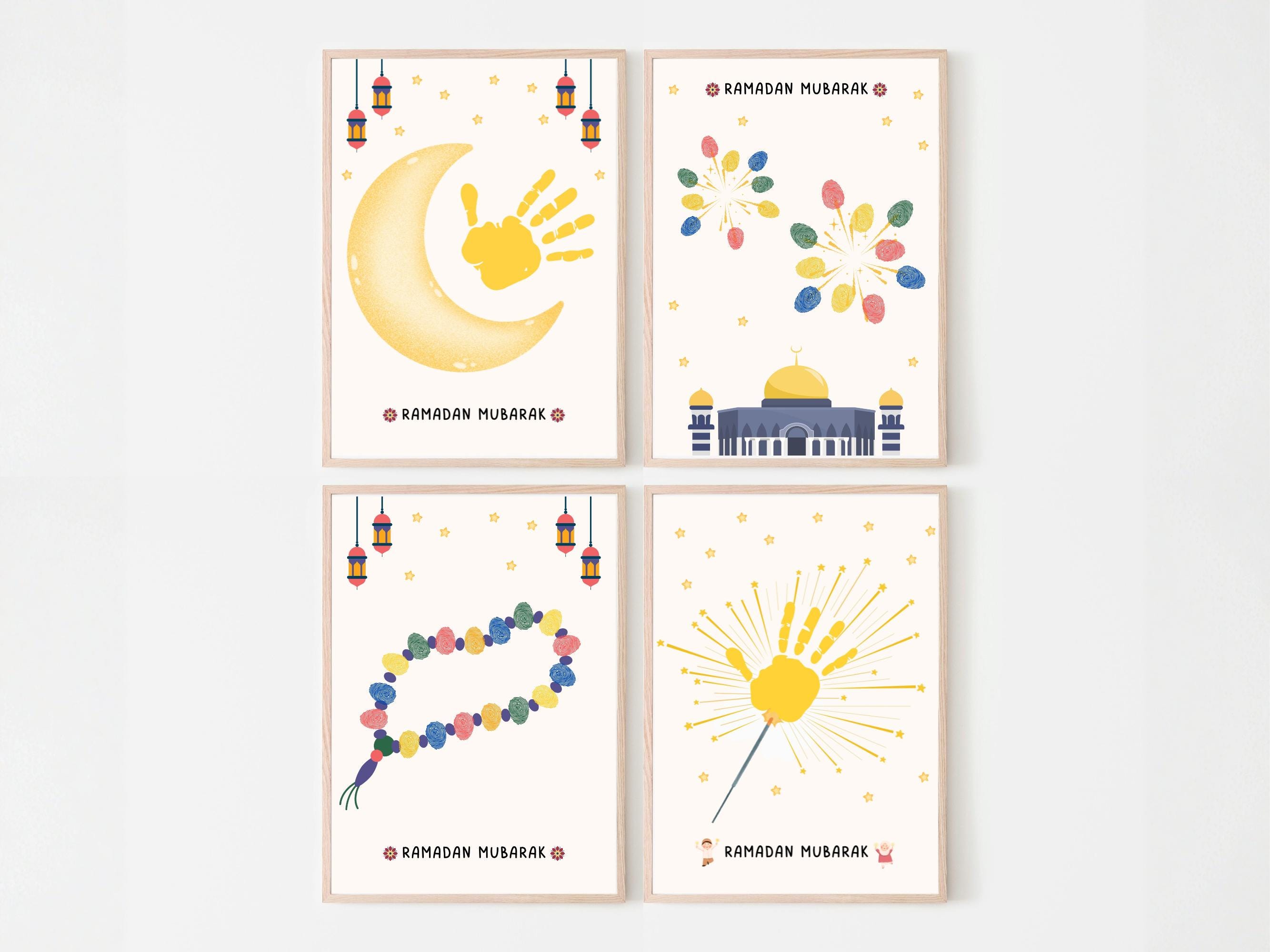 Ramadan Handprint, Ramadan Activity, Ramadan Craft, Ramadan Kids…