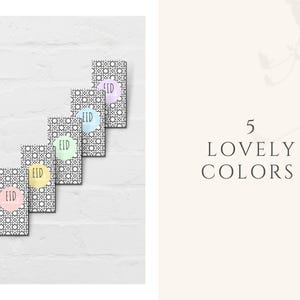 These beautiful Eidi envelopes printable are perfect for giving out Eidi to family members or kids! 5 lovely colors includes. Print as many copies as you like on printer paper or card stock. Simply print, cut and glue.