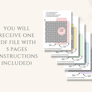 These beautiful Eidi envelopes printable are perfect for giving out Eidi to family members or kids! 5 lovely colors includes. Print as many copies as you like on printer paper or card stock. Simply print, cut and glue.