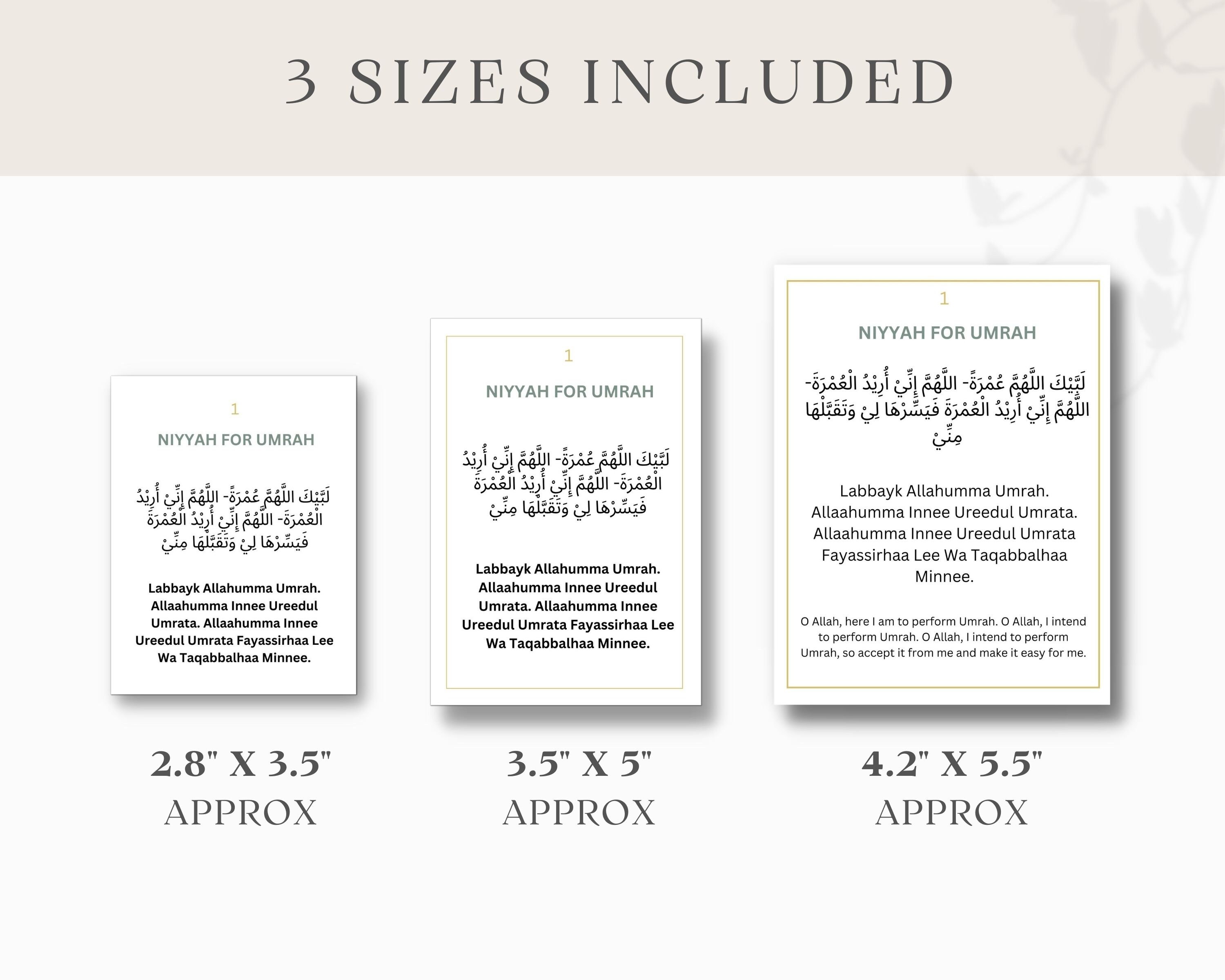 Umrah Duas Printable Umrah Cards Dua Cards Printable Umrah, 44% OFF