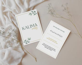 Kalmah Flashcards Printable, The Six Kalmahs, Kalmah of Islam, Kalimah Book, Arabic Flashcard, Islamic Learning, Printable Kalima, Kalma PDF