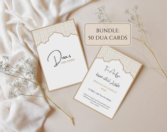 Dua Cards Bundle, Dua Cards Printable, Islamic Prayer Cards, Muslim Dua Cards, Daily Duas Printable, Islamic Duas