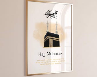 Hajj Mubarak Gift, Hajj Gift PDF, Gifts for Hajj, Hajj Mubarak, Hajj Keepsake, Hajj Poster, Hajj Gift Printable, Hajj Mabrook