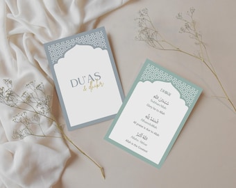Dua Cards Printable, Duas, Dhikr, Islamic Duas, Islamic Prayer, Dua Book, Digital Cards, Duas PDF, Islamic Printable, Everyday Duas PDF
