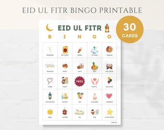 Eid Bingo, Eid ul Fitr Bingo, Eid Mubarak, Eid Games, Eid Activity, Eid ul Fitr Bingo Game, Eid ul Fitr Game for Kids, Eid ul Fitr Kids Game