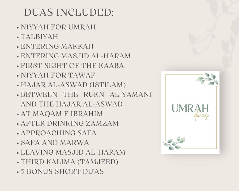 Umrah Duas Printable Umrah Cards - Il 794xN.4688173066 Ayvd 
