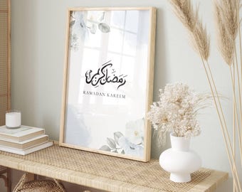 Ramadan Poster, Ramadan Mubarak, Ramadan Decor Printable, Ramadan Print, Ramadan Decoration, Ramadan Kareem PDF, Islamic Ramadan Print