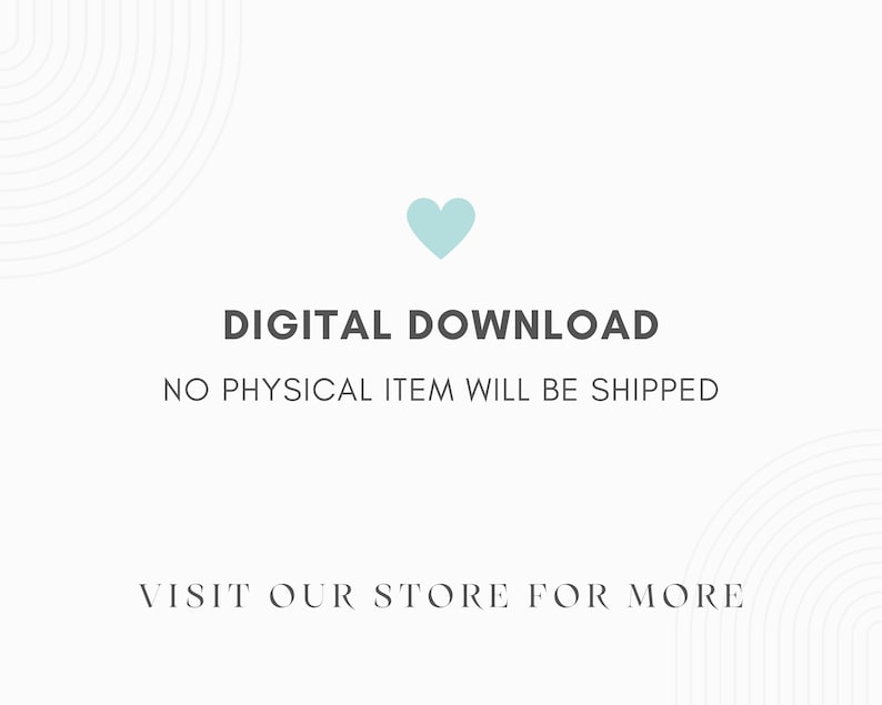 Puede incluir: Un gr&aacute;fico de descarga digital con un coraz&oacute;n azul claro y el texto "DESCARGA DIGITAL NING&Uacute;N ART&Iacute;CULO F&Iacute;SICO SE ENVIAR&Aacute; VISITA NUESTRA TIENDA PARA M&Aacute;S"